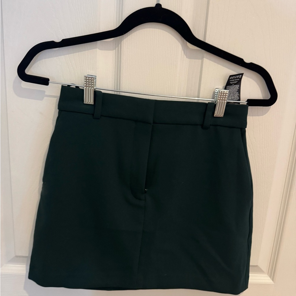 Aritzia Dark Green Skirt